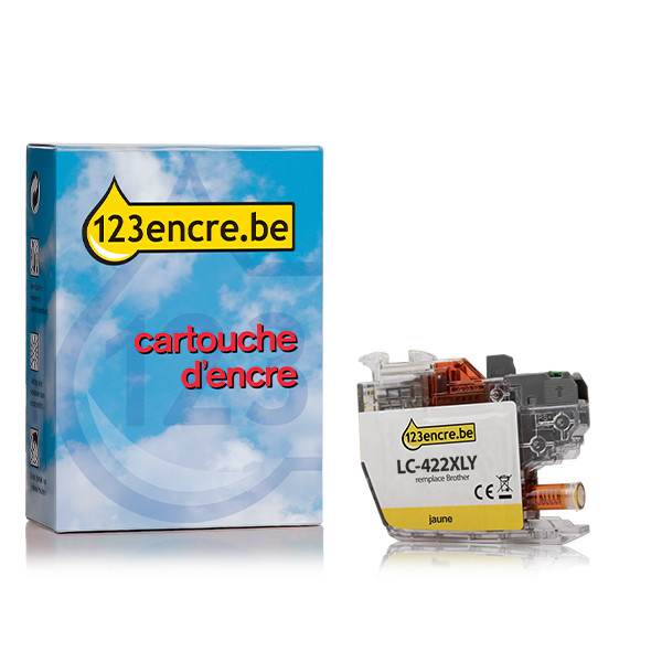 Brother Marque 123encre remplace Brother LC-422XLY cartouche d'encre haute capacité - jaune LC-422XLYC 051319 - 1